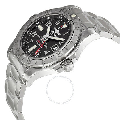 Breitling, Avenger II GMT Black Dial Men's Watch A3239011/BC34SS