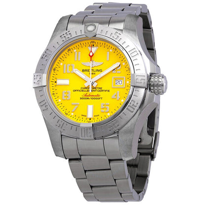 Breitling, Avenger II Seawolf Automatic Yellow Dial Men's Watch