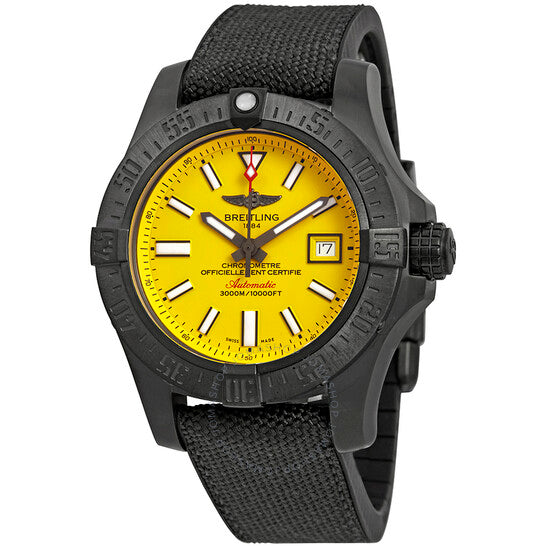 Breitling, Avenger II Seawolf Yellow Dial Automatic Men's Watch