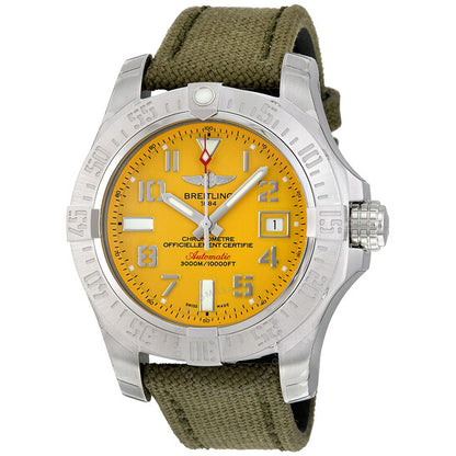 Breitling, Avenger II Seawolf Yellow Dial Men's Watch A1733110-I519GCVT