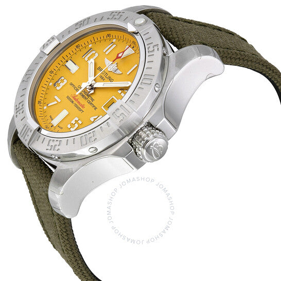 Breitling, Avenger II Seawolf Yellow Dial Men's Watch A1733110-I519GCVT