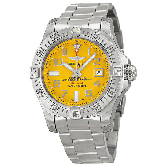 Breitling, Avenger II Seawolf Yellow Dial Men's Watch A1733110-I519SS