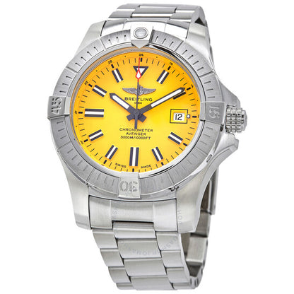 Breitling, Avenger Seawolf Automatic Chronometer Yellow Dial Men's Watch