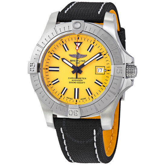 Breitling, Avenger Seawolf Automatic Chronometer Yellow Dial Men's Watch