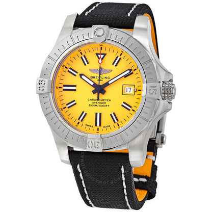 Breitling, Avenger Seawolf Automatic Chronometer Yellow Dial Men's Watch