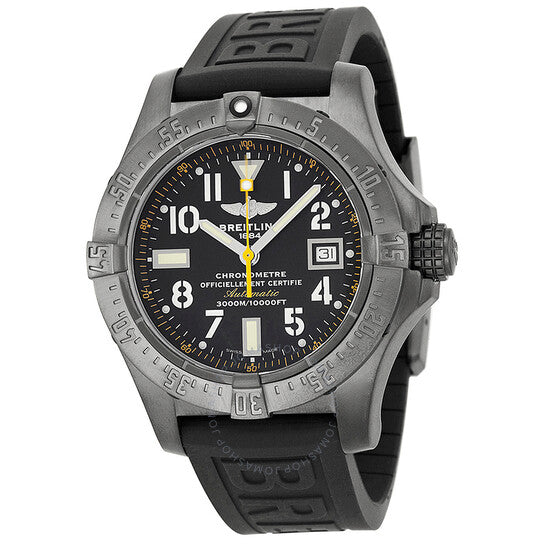 Breitling, Avenger Seawolf Black and Yellow Automatic Watch M17330B2-BC05BKPD
