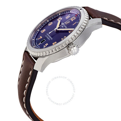 ساعة بريتلينغ أفياتور 8 أوتوماتيكية بقرص أزرق