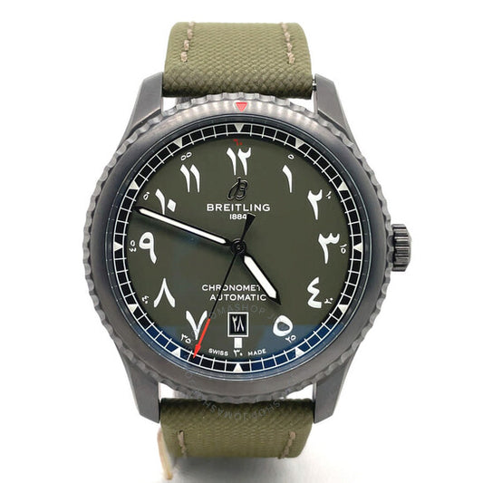 Breitling, Aviator 8 Automatic Chronometer Green Dial Men's Watch