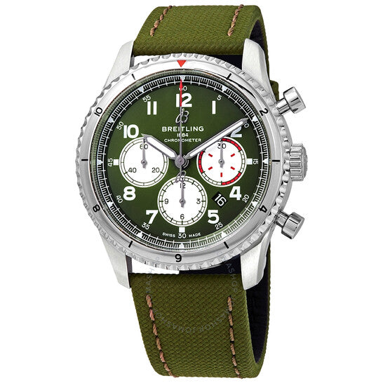Breitling, Aviator 8 Chronograph Automatic Green Dial Watch