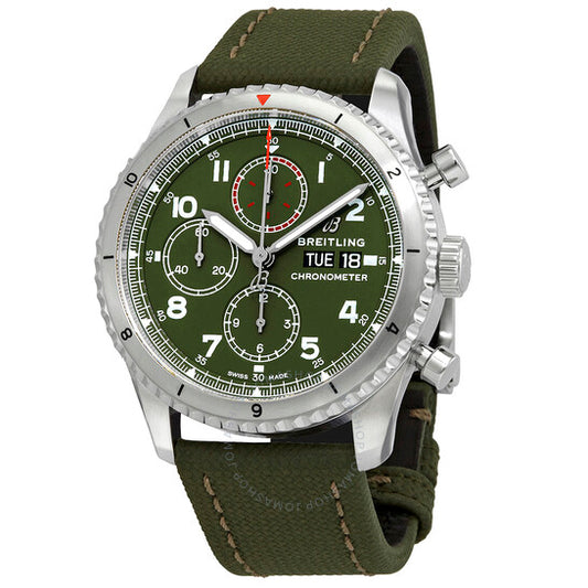 Breitling, Aviator 8 Curtiss Warhawk Chronograph Automatic Green Dial Men's Watch