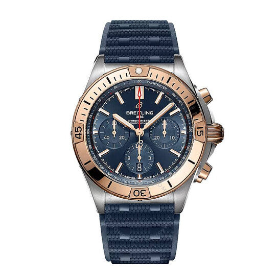 Breitling, Chronomat B01 Chronograph Automatic Blue Dial Men's Watch