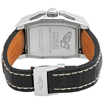 ساعة بريتلينج، بنتلي كرونوغراف أوتوماتيكية للرجال بمينا فضي