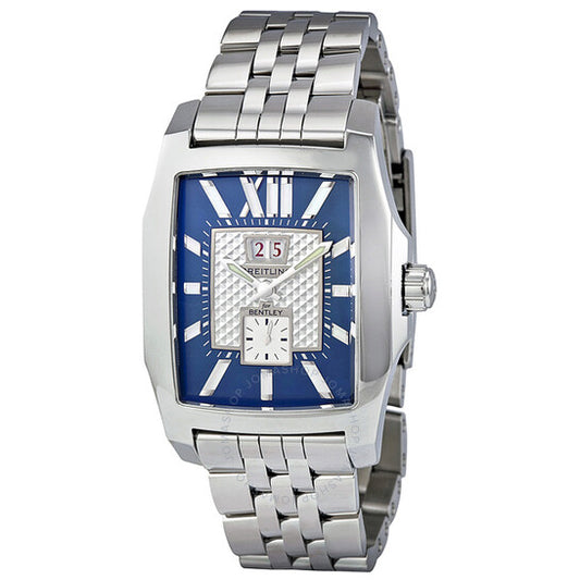 Breitling, Bentley Flying Blue Dial Stainless Steel Men's Watch A1636212-C741