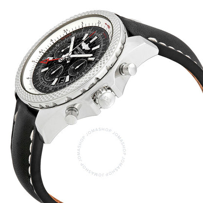 Breitling, Bentley GMT Chronograph Automatic Men's Black Leather Watch