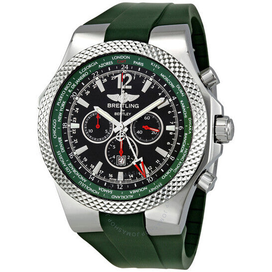 Breitling, Bentley GMT Green Dial Chronograph Men's Watch GRRD
