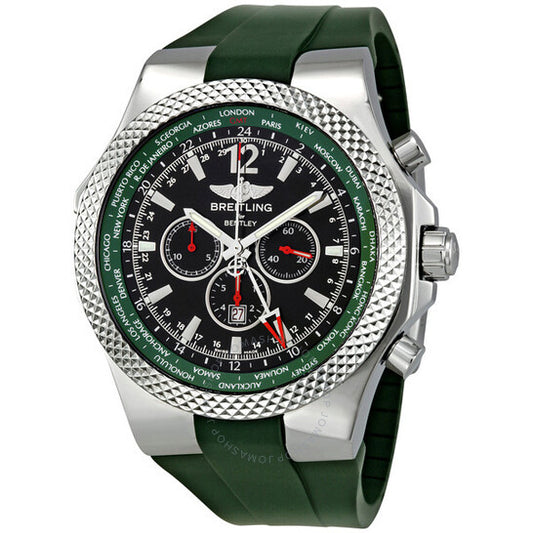 Breitling, Bentley GMT Green Dial Chronograph Men's Watch GRRD