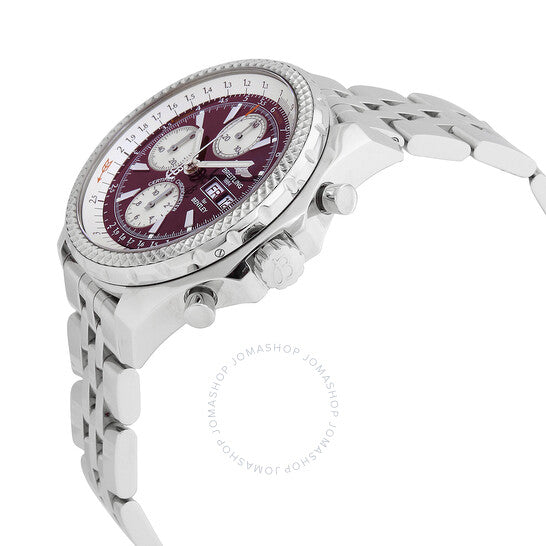Breitling, Bentley GT Chronograph Steel Burgundy Men's Watch A1336212-K506SS