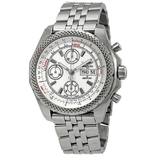 Breitling, Bentley GT II Chronograph Automatic Chronometer White Dial Men's Watch 1336512-A736SS