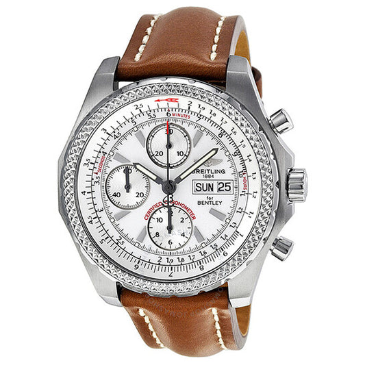 Breitling, Bentley GT Racing Chronograph Automatic Silver Dial Men's Watch A1336313-A575