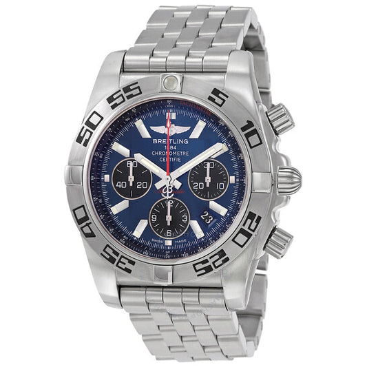 Breitling, Chornomat 44 Flying Fish Blackeye Blue Dial Chronograph Automatic Men's Watch AB011610-C789SS