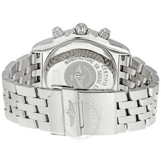 ساعة بريتلينغ كرونو جالاكتيك للرجال بمينا أسود A1336410-B719SS