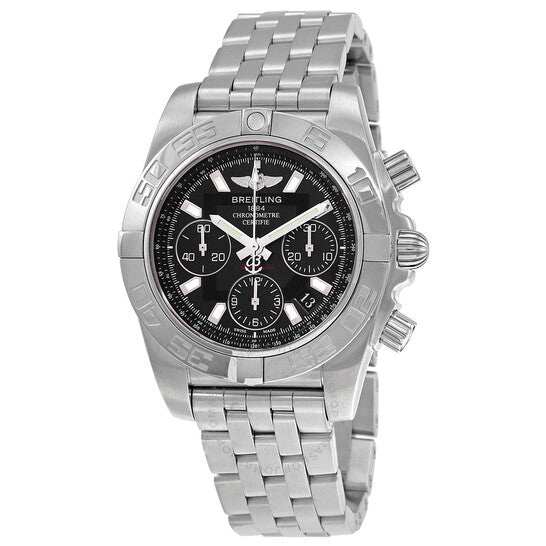 Breitling, Chronomat 41 Chronograph Automatic Black Dial Men's Watch