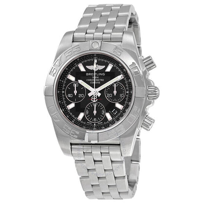 Breitling, Chronomat 41 Chronograph Automatic Black Dial Men's Watch