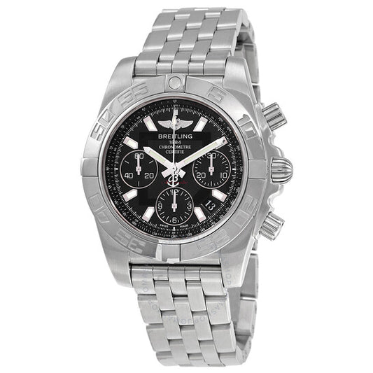 Breitling, Chronomat 41 Chronograph Automatic Black Dial Men's Watch