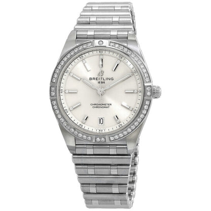 Breitling, Chronomat 36 Automatic Diamond White Dial Ladies Watch