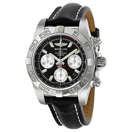 Breitling, Chronomat 41 Automatic Black Dial Men's Watch BKLT