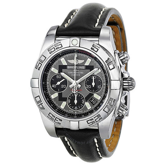 Breitling, Chronomat 41 Automatic Chronograph Black Dial Men's Watch AB014012/F554