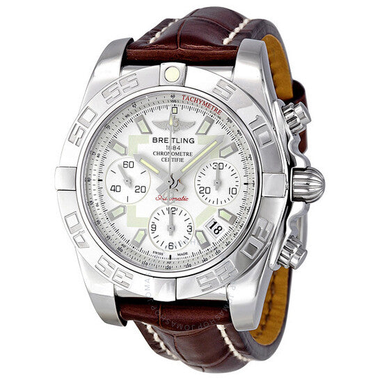 Breitling, Chronomat 41 Automatic Chronograph Silver Dial Men's Watch