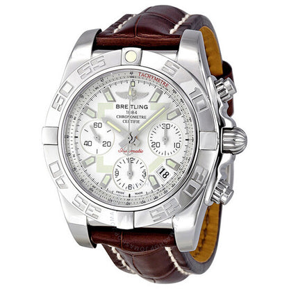 Breitling, Chronomat 41 Automatic Chronograph Silver Dial Men's Watch