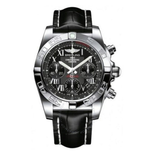 Breitling, Chronomat 41 Black Dial Stainless Steel Men's Watch