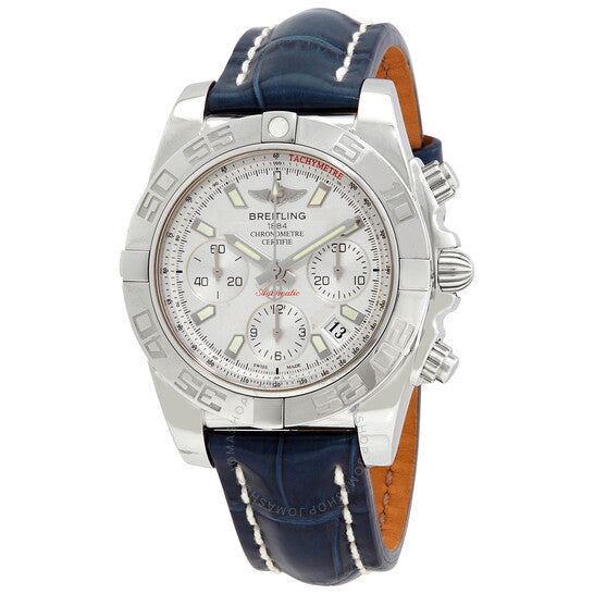 Breitling, Chronomat 41 Chronograph Automatic Silver Dial Men's Watch