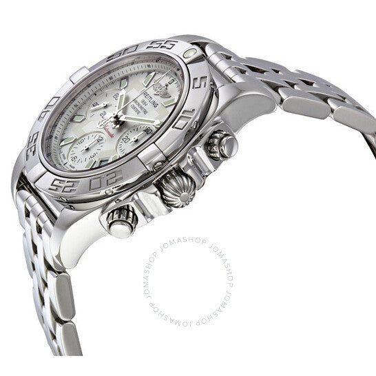 Breitling, Chronomat 41 Chronograph Silver Dial Men's Watch AB014012-G711SS