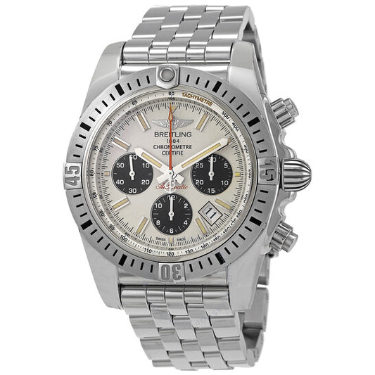 Breitling, Chronomat 44 Airborne Chronograph Automatic Chronometer Silver Dial Men's Watch AB01154G/G786-375A