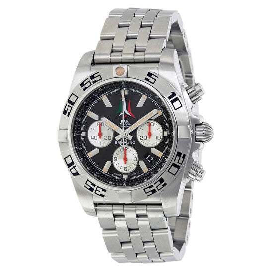 Breitling, Chronomat 44 Automatic Black Dial Men's Watch AB01104D-BC62