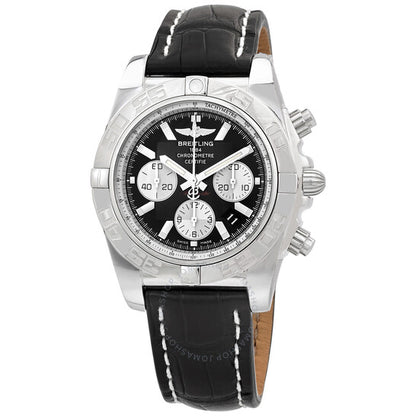 Breitling, Chronomat 44 Black Dial Stainless Steel Men's Watch