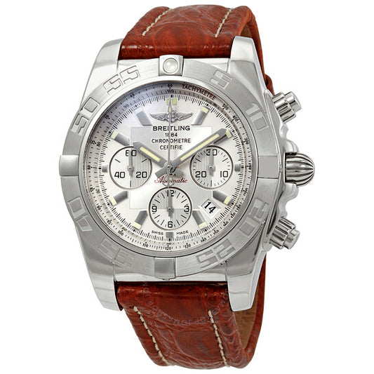 Breitling, Chronomat 44 Chronograph Automatic Silver Dial Men's Watch