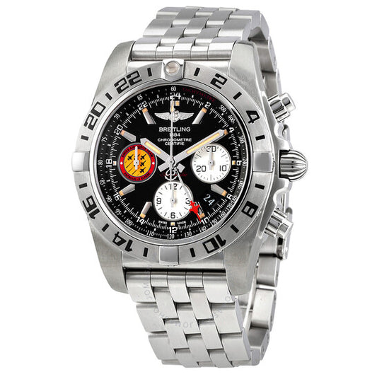 Breitling, Chronomat 44 GMT Black Dial Men's Watch AB04203J/BD29SS