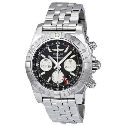 Breitling, Chronomat 44 GMT Black Dial Men's Watch AB042011-BB56SS