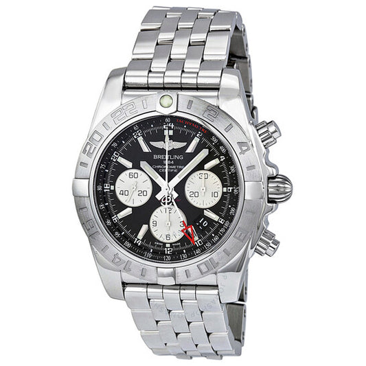 Breitling, Chronomat 44 GMT Black Dial Men's Watch AB042011-BB56SS