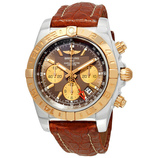 Breitling, Chronomat 44 GMT Chronograph Automatic Brown Dial Men's Watch CB042012/Q590-739P
