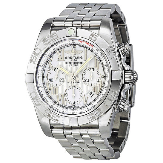 Breitling, Chronomat 44 White Dial Men's Watch AB011012-A690SS