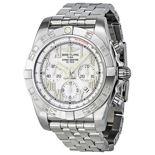 Breitling, Chronomat 44 White Dial Men's Watch AB011012-A690SS
