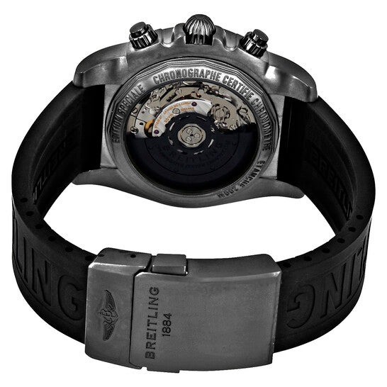 ساعة بريتلينغ كرونومات 44 أوتوماتيكية للرجال بمينا أصفر