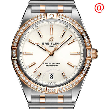 Breitling, Chronomat Automatic Chronometer Diamond White Dial Ladies Watch