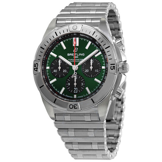 Breitling, Chronomat B01 42 Chronograph Automatic Green Dial Men's Watch