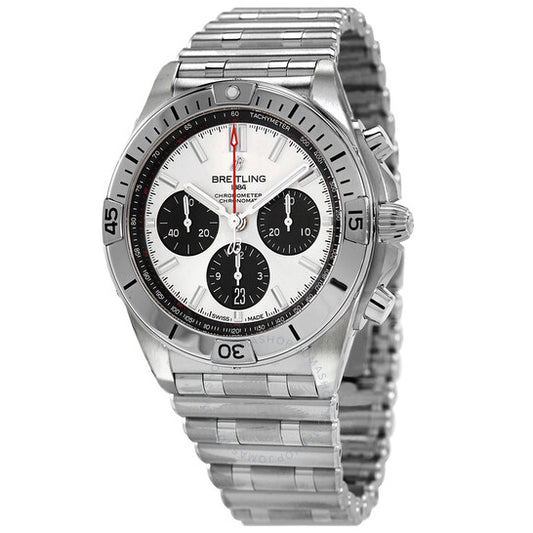 Breitling, Chronomat B01 42 Chronograph Automatic Silver Dial Men's Watch